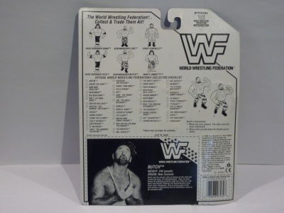 Butch of the Bushwhackers WWF - Hasbro 1993 - Series 10 - MOC - Wrestling Figure