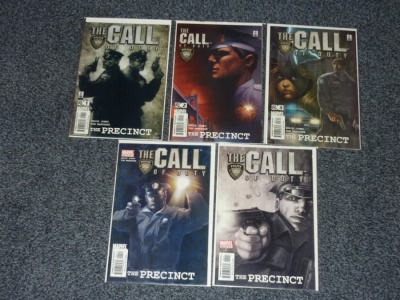 Call of Duty The Precinct #1 to #5 - Marvel 2002 - Complete Set