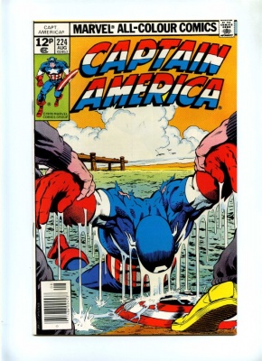 Captain America #224 - Marvel 1978 - Pence