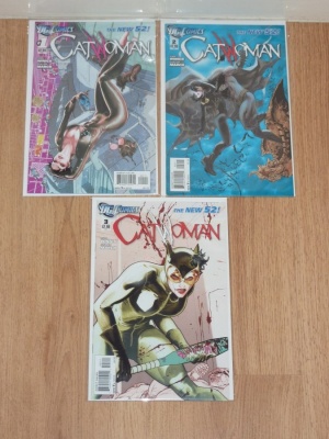 Catwoman 1 to 3 - DC 2011 to 2012 - NM- to NM - New 52 - 1st Prints - 3 Comics - Batman App