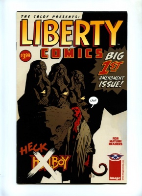 CBLDF Presents Liberty Comics #1 - Image 2008 - Mike Mignola Cover - Hellboy