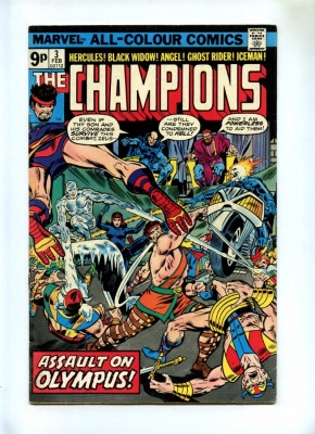 Champions #3 - Marvel 1976 - Pence - Pluto Venus