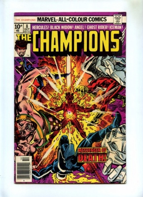 Champions #8 - Marvel 1976 - Pence - Darkstar Griffin Titanium App