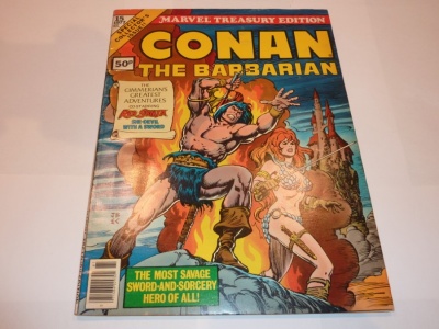 Conan the Barbarian #15 - Marvel 1977 - Treasury Edition - VG/FN