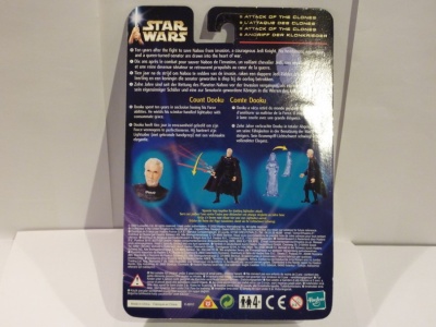 Count Dooku Star Wars - Hasbro 2002 - MOC - Attack of the clones