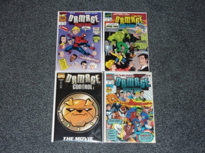 Damage Control #1 to #4 - Marvel Comics 1991 - Complete Set - Spider-Man App