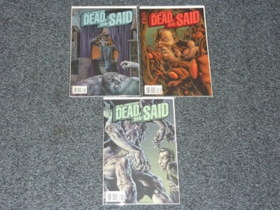 Dead She Said #1 to #3 - IDW 2008 - Complete Set - Adults Only