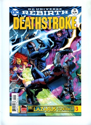 Deathstroke #19 - DC 2017 - Debut of Deathstroke's Speed Force costume