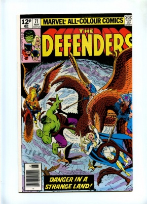 Defenders #71 - Marvel 1979 - Pence - Origin Lunatik - Dr Strange Returns