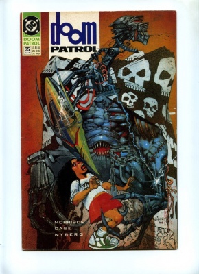 Doom Patrol #35 - DC 1990 - 1st Cameo Flex Mentallo - 1st App Danny the Street