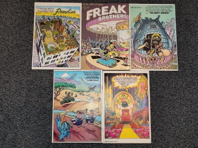 Fabulous Furry Freak Brothers #1 to #10 - Knockabout Comics Rip Off Press 1971