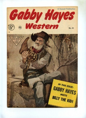 Gabby Hayes Western #52 - L Miller 1951 - VG/FN - Pence