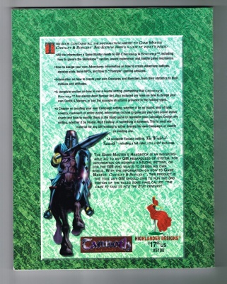 Game Master's Handbook #5100 - 1997 - Chivalry & Sorcery 3r Ed - Incls Map RPG