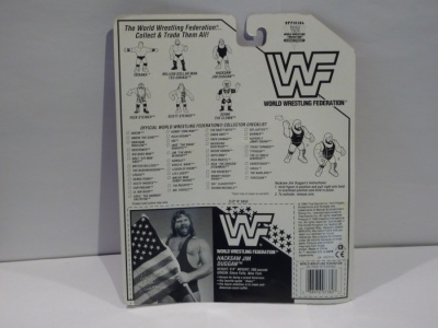 Hacksaw Jim Duggan WWF - Hasbro 1993 - Series 9 - MOC - Wrestling Figure