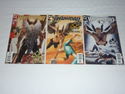 Hawkman #23 #24 #25 - DC 2004 - 3 Comic Run - Black Reign JSA