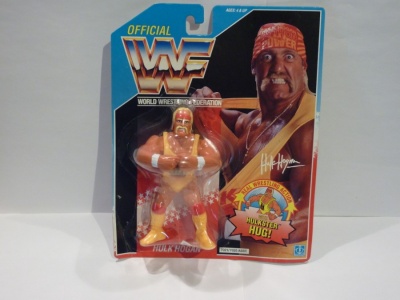 Hulk Hogan WWF - Hasbro 1990 - Series 2 - MOC - Wrestling Figure