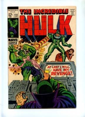 Incredible Hulk #114 - Marvel 1969 - Sandman & Mandarin