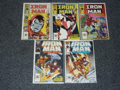 Iron Man #212 to #216 - Marvel 1986 - 5 Comics