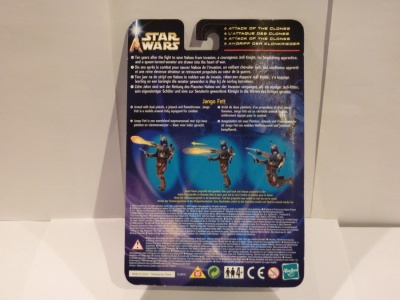 Jango Fett Star Wars - Hasbro 2002 - MOC - Attack of the clones