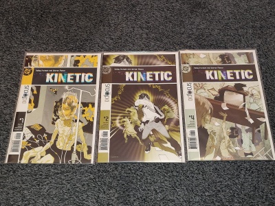 Kinetic #1 #2 #4 - DC 2004 - 3 Comics