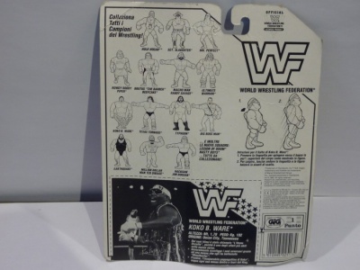Koko B Ware WWF - Hasbro 1992 - Series 3 - MOC - Wrestling Figure