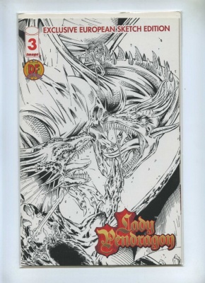 Lady Pendragon 3 - Image 1999 - NM- - Dynamic Forces European Sketch Cover Ltd Series COA