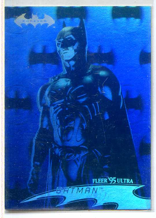 Batman Forever Fleer Ultra Hologram Card - #11 - Fleer 1995 - Valleycomics
