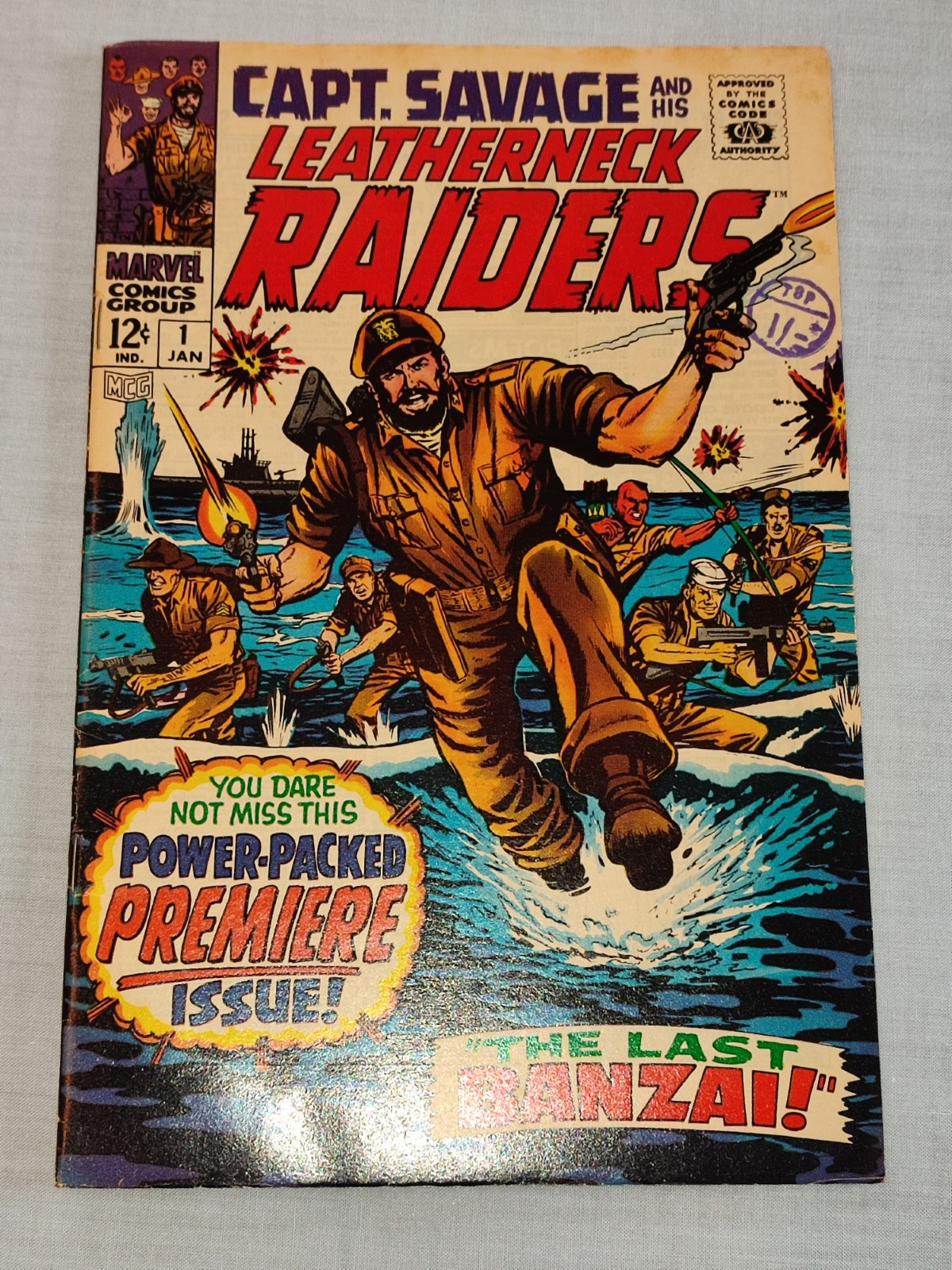 Capt Savage and His Leatherneck Raiders 1 Marvel 1968 Origin