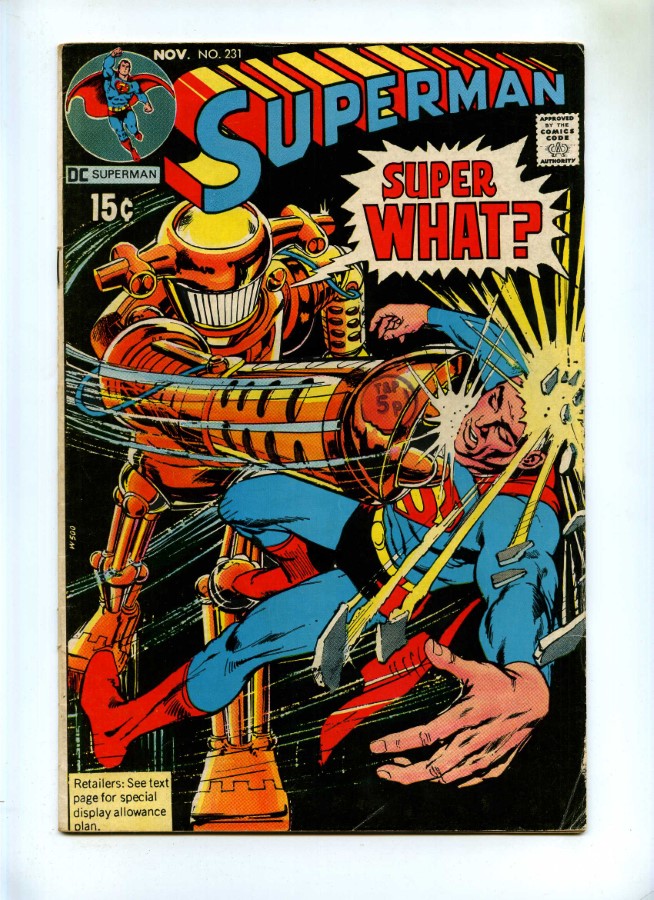 Superman #231 - DC 1970 - Valleycomics