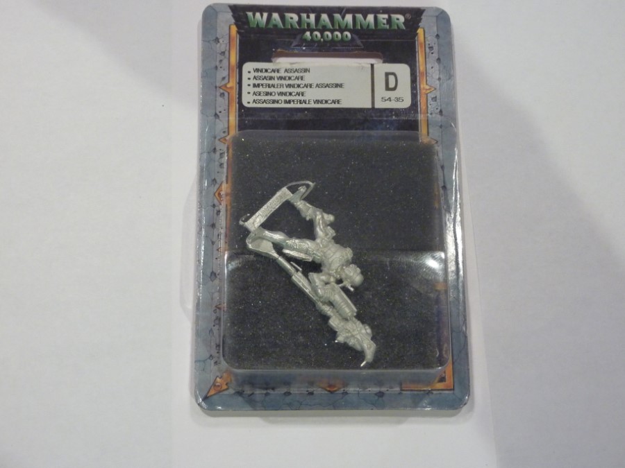 Games Workshop Warhammer 40k Vindicare Assassin Sniper – Figurine Metal BNIB Neuve