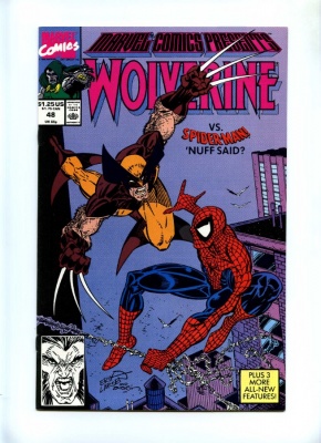 Marvel Comics Presents #48 Marvel 1990 Wolverine/Spider-Man - Storm/Doctor Doom