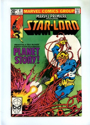 Marvel Premiere #61 - Marvel 1981 - Pence - Star-Lord - Final Issue