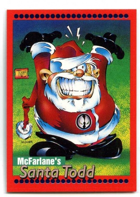 McFarlane's Santa Todd Foil Card - Image 1993 - Promo Card