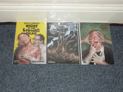 Night of the Living Dead The Beginning #1 to #3 Avatar Set Adults - Painted Cvrs