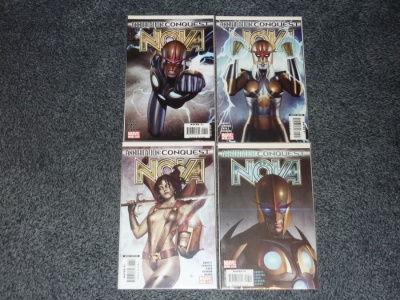 Nova #4 to #7 - Marvel 2007 - Annihilation Conquest Tie-In