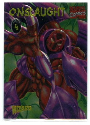Onslaught - #4 - Marvel - Embossed Foil Promo Card
