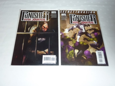 Punisher War Journal #24 #25 - Marvel 2008 - 2 Comic Run - Secret Invasion