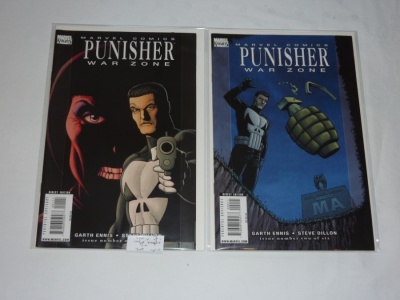 Punisher War Zone 2nd Series #1 #2 - Marvel 2009