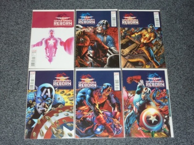 Reborn #1 to #6 - Marvel 2009 Full Set #1 Alex Ross Variant Cvr Captain America