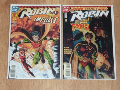 Robin Plus #1 to #2 - DC 1996 - VFN+ to NM- - Complete Set - Impulse Fang