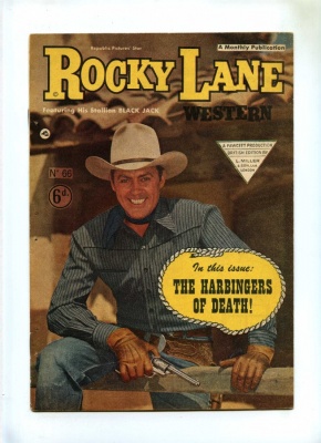 Rocky Lane Western #66 - L Miller 1951 - VG/FN - Pence