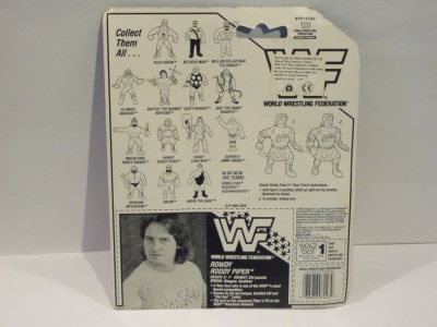 Rowdy Roddy Piper WWF - Hasbro 1990 - Series 2 - MOC - Wrestling Figure