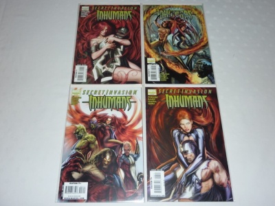 Secret Invasion Inhumans #1 #2 #3 #4 - Marvel 2008 - Complete Set