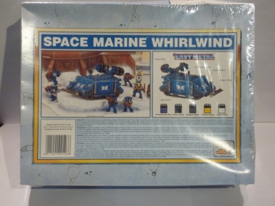 Space Marine Whirlwind Warhammer 40K - Citadel 1999 - Sealed - Metal and Plastic