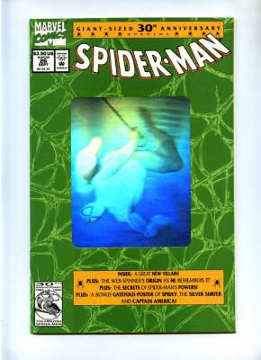 Spider-Man #26 - Marvel 1992 - Hologram Cover - Incls Bound-In Poser