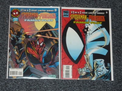 Spider-Man Punisher Family Plot #1 + #2 - Marvel 1996 - Complete Set
