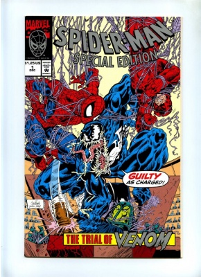 Spider-Man Special Edition #1 - Marvel 1992 - One Shot - Incls Poster - Venom