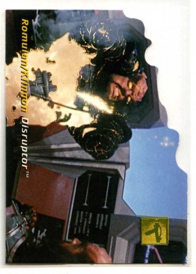 Star Trek 30 Years of Phase 1 Die-Cut Technology card - D3 - Romulan/Klingon Disruptor