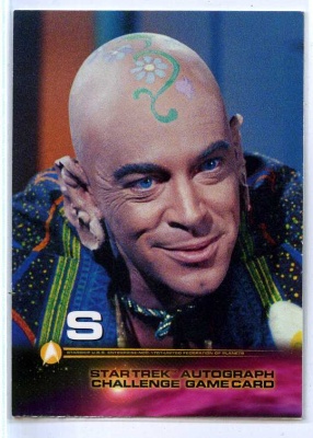 Star Trek Autograph Challenge Game Card - Card S - Fleer Skybox 1999