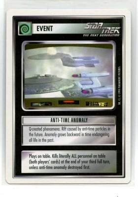Star Trek CCG Premiere - Paramount 1994 - Anti-Time Anomaly - Events - Rare - WB